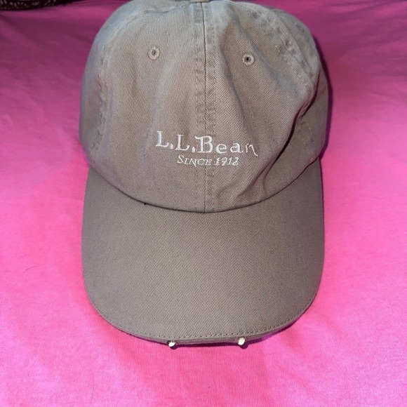 EUC Unisex Adult LL Bean Canvas Lighted Brim Baseball Cap - Picture 1 of 9